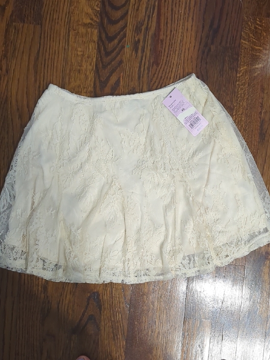 wild fable Dresses & Skirts - wild fable Cream Lace Skater Skirt